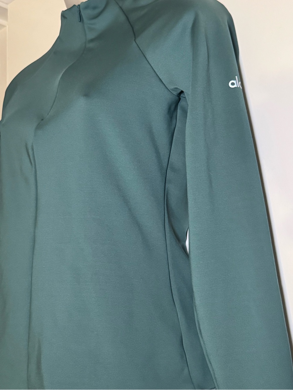 Alo Airlift Winter Warm 1/4 Zip Long Sleeve Top size XS